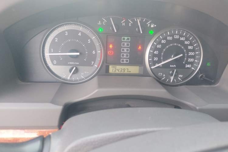 Used Toyota Land Cruiser  Odometer Close Up