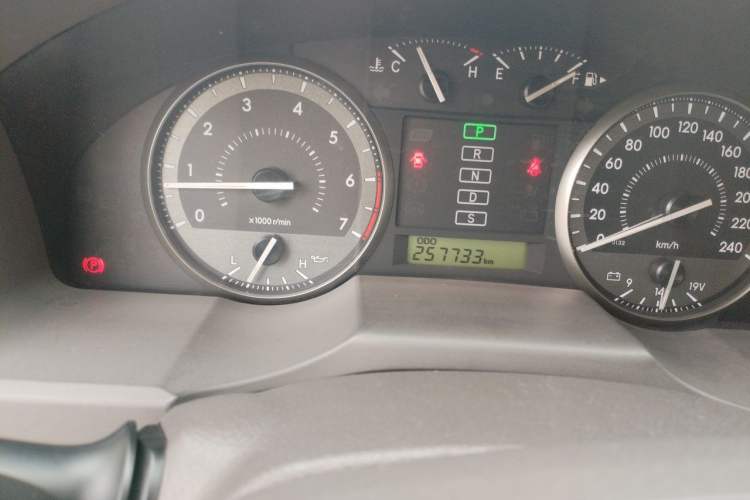 Used Toyota Land Cruiser  Odometer Close Up