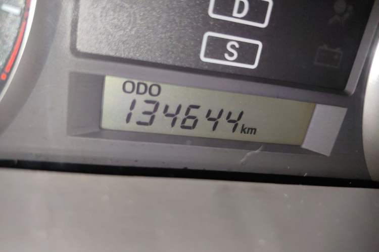 Used Toyota Land Cruiser 2015 4.0L V6 Middle East Low-Trim Version Odometer Close Up