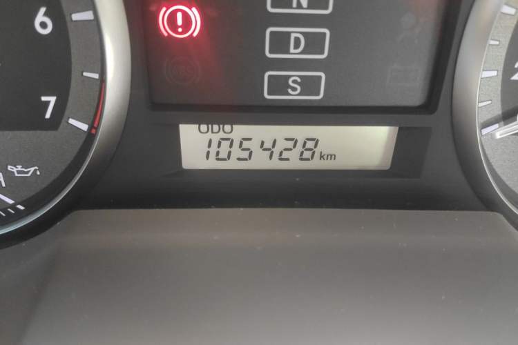 Used Toyota Land Cruiser  Odometer Close Up