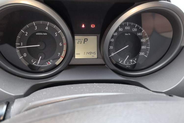 Used Toyota Land Cruiser  Odometer Close Up