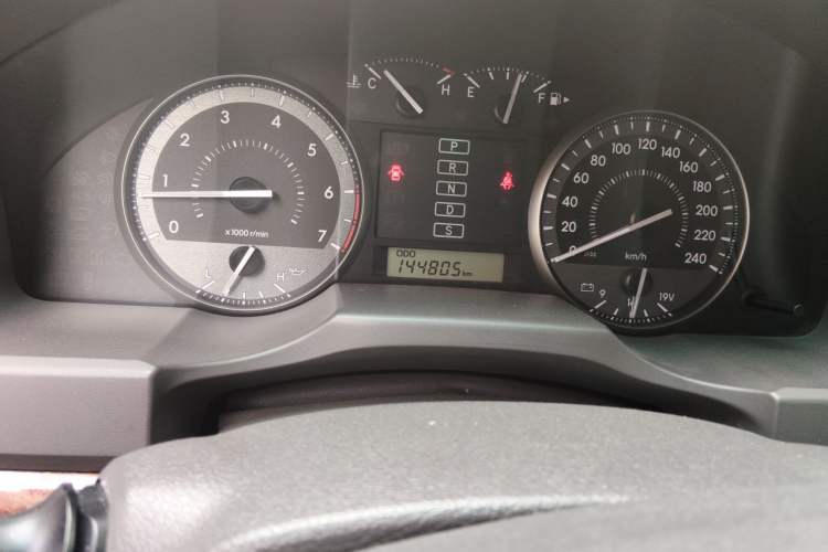 Used Toyota Land Cruiser  Odometer Close Up