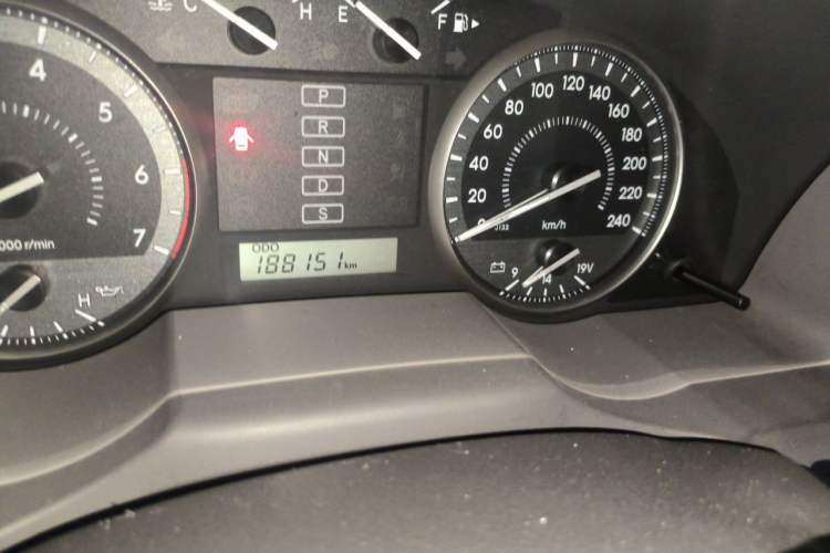 Used Toyota Land Cruiser 2015 4.0L V6 Middle East Low-Trim Version Odometer Close Up
