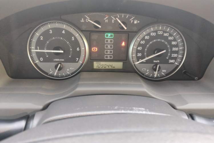 Used Toyota Land Cruiser  Odometer Close Up