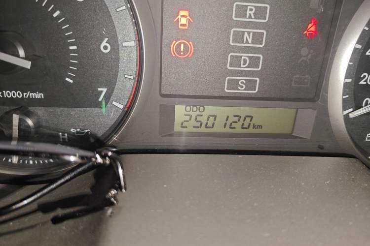 Used Toyota Land Cruiser 2015 4.0L V6 Middle East Low-Trim Version Odometer Close Up