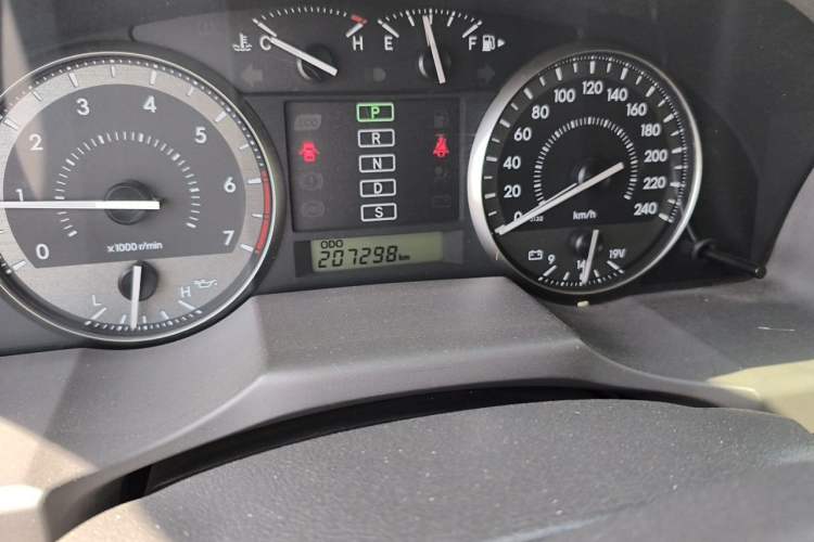 Used Toyota Land Cruiser 2016 4.6L GX-R Middle East Odometer Close Up