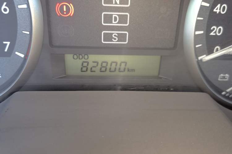 Used Toyota Land Cruiser  Odometer Close Up