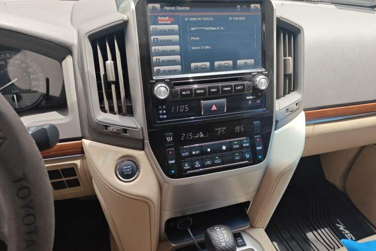 Used Toyota Land Cruiser 2016 4.0L Gasoline 8-Seater U.S. Specification Audio And AC Panel