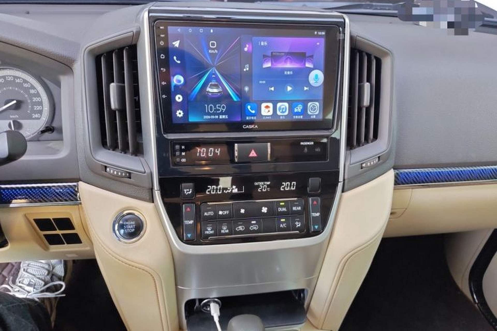 Used Toyota Land Cruiser 2016 4.0L Gasoline 8-Seater Middle East Version Audio And AC Panel
