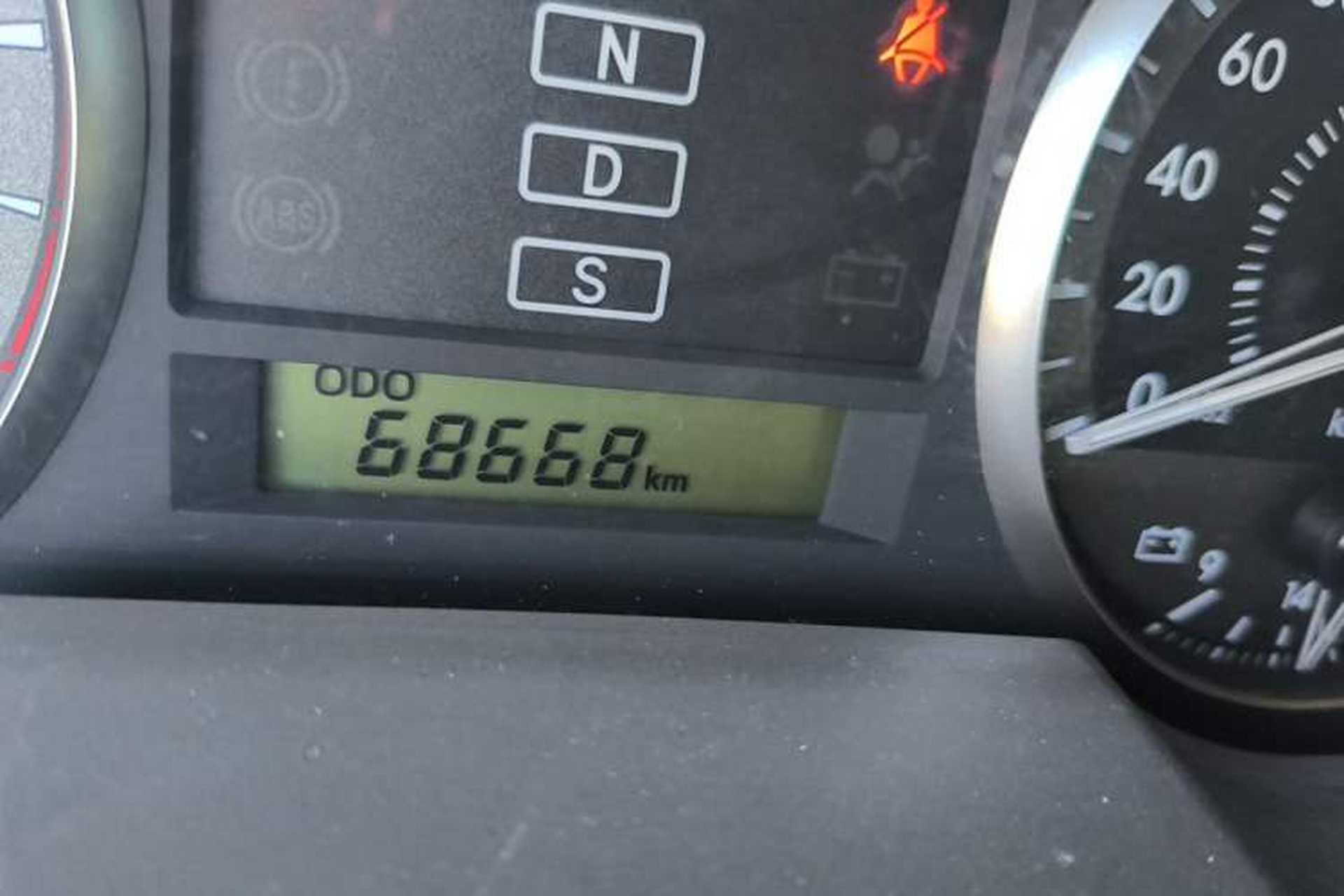 Used Toyota Land Cruiser  Odometer Close Up