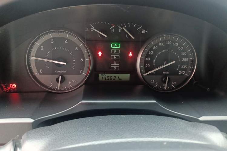 Used Toyota Land Cruiser  Odometer Close Up