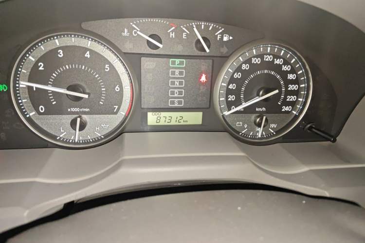 Used Toyota Land Cruiser  Odometer Close Up