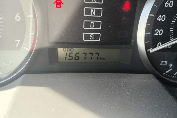 Used Toyota Land Cruiser  Odometer Close Up
