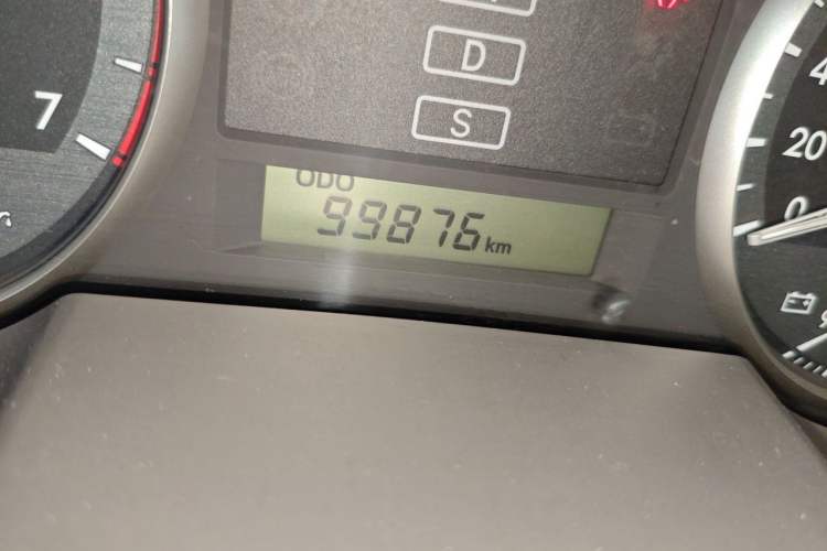 Used Toyota Land Cruiser  Odometer Close Up