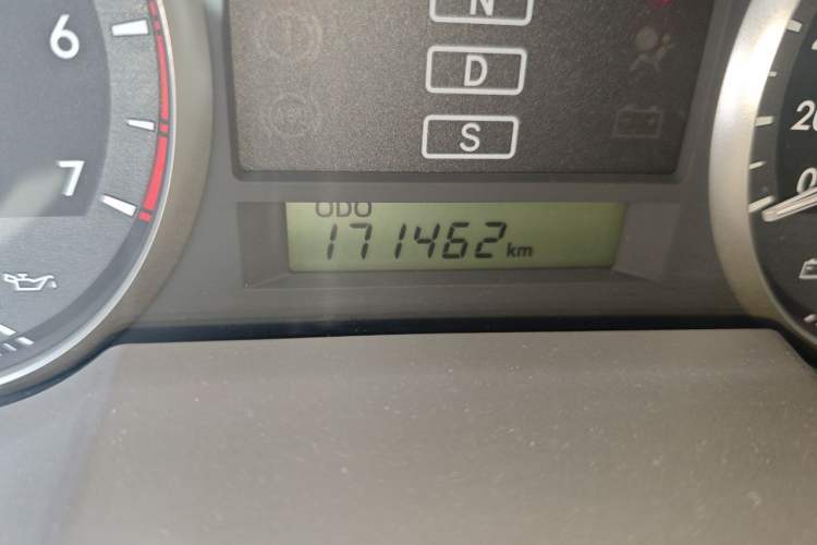 Used Toyota Land Cruiser  Odometer Close Up