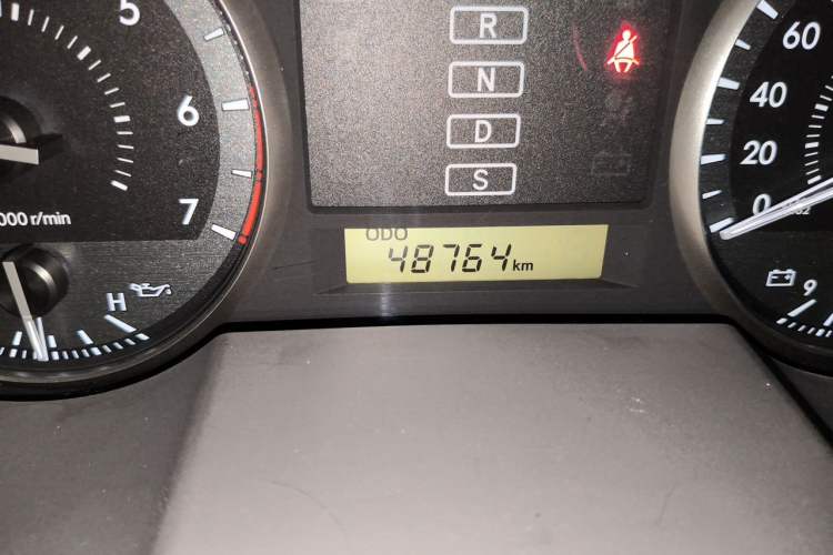 Used Toyota Land Cruiser 2016 4.6L GX-R Middle East Odometer Close Up