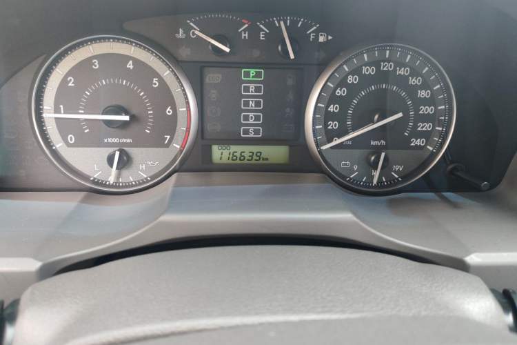 Used Toyota Land Cruiser  Odometer Close Up