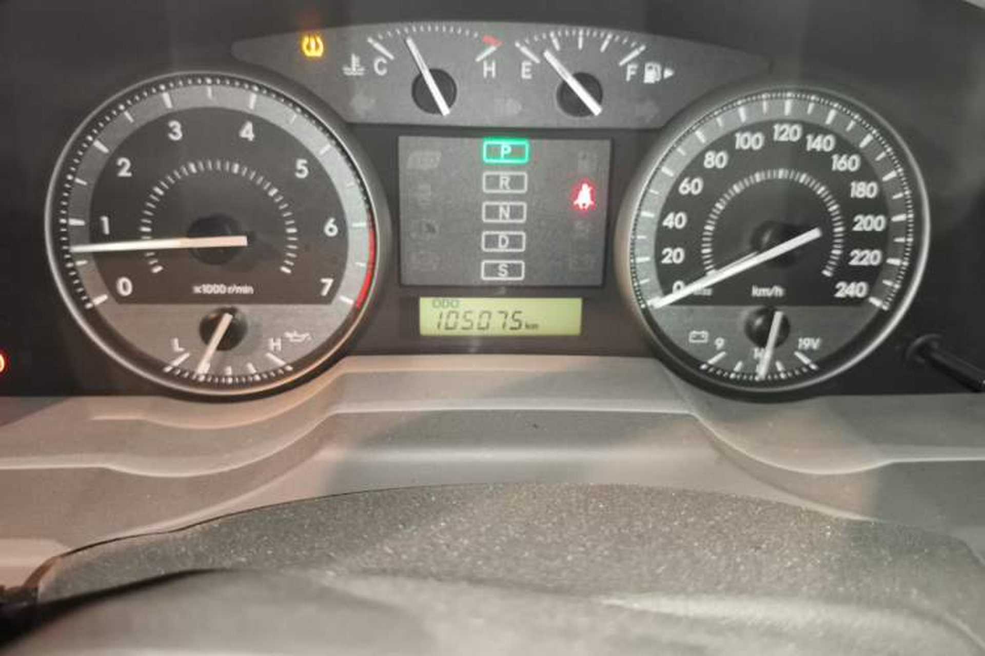 Used Toyota Land Cruiser 2016 4.0 GX-R Dual Fuel Dual Differential – Middle East Odometer Close Up