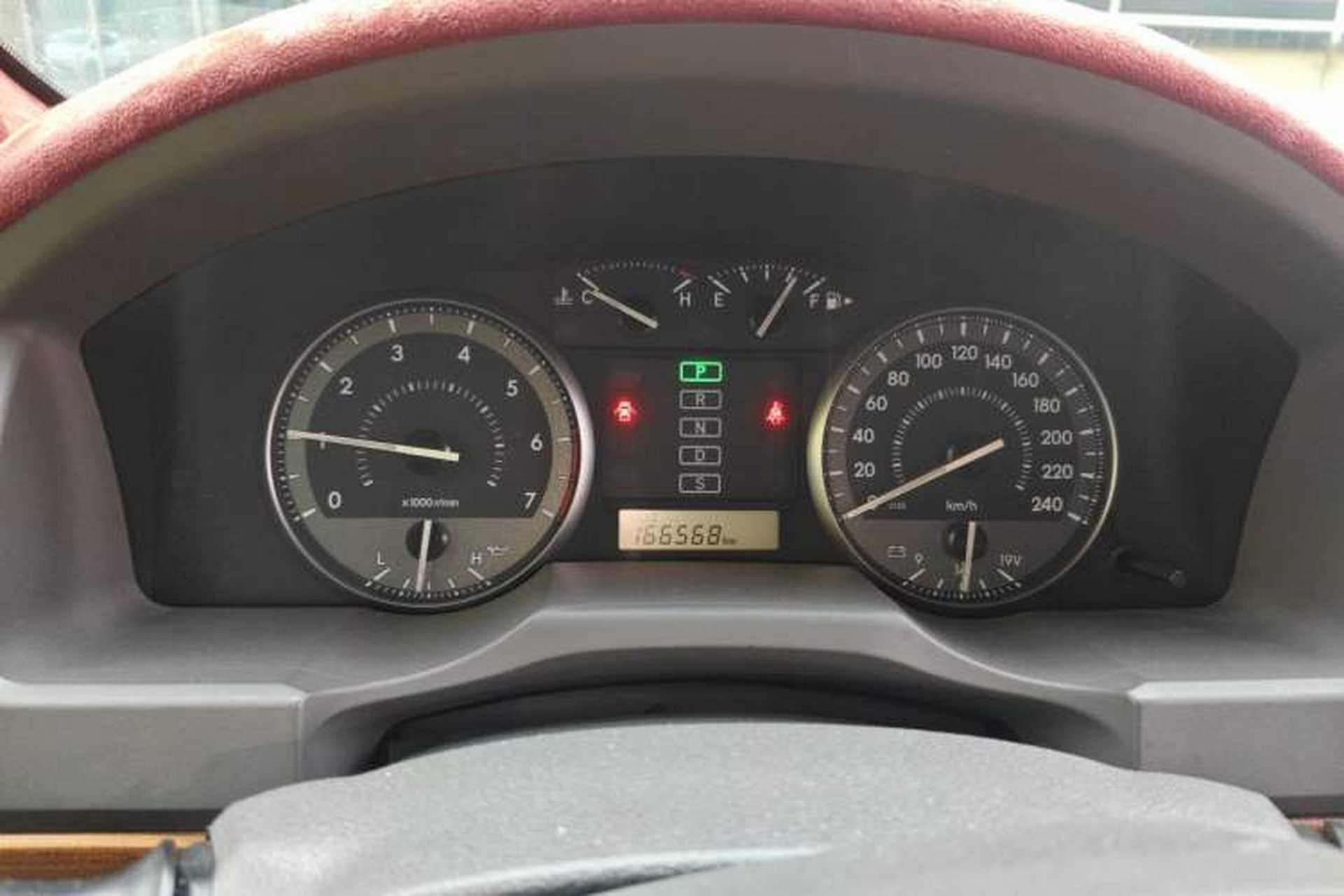Used Toyota Land Cruiser  Odometer Close Up