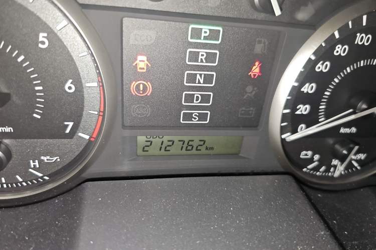 Used Toyota Land Cruiser 2016 4.0L Automatic VX-R Odometer Close Up