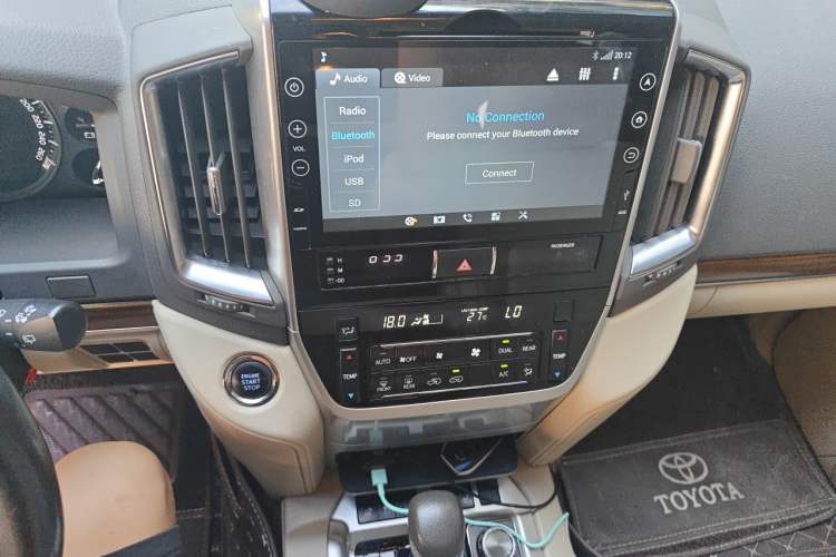 Used Toyota Land Cruiser 2017 4.0L Automatic Parallel Import Audio And AC Panel