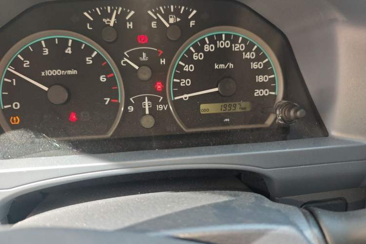 Used Toyota Land Cruiser  Odometer Close Up