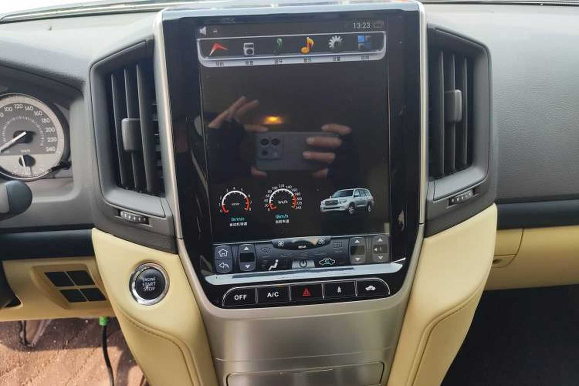 Used Toyota Land Cruiser 2017 4.0L Automatic Parallel Import Audio And AC Panel