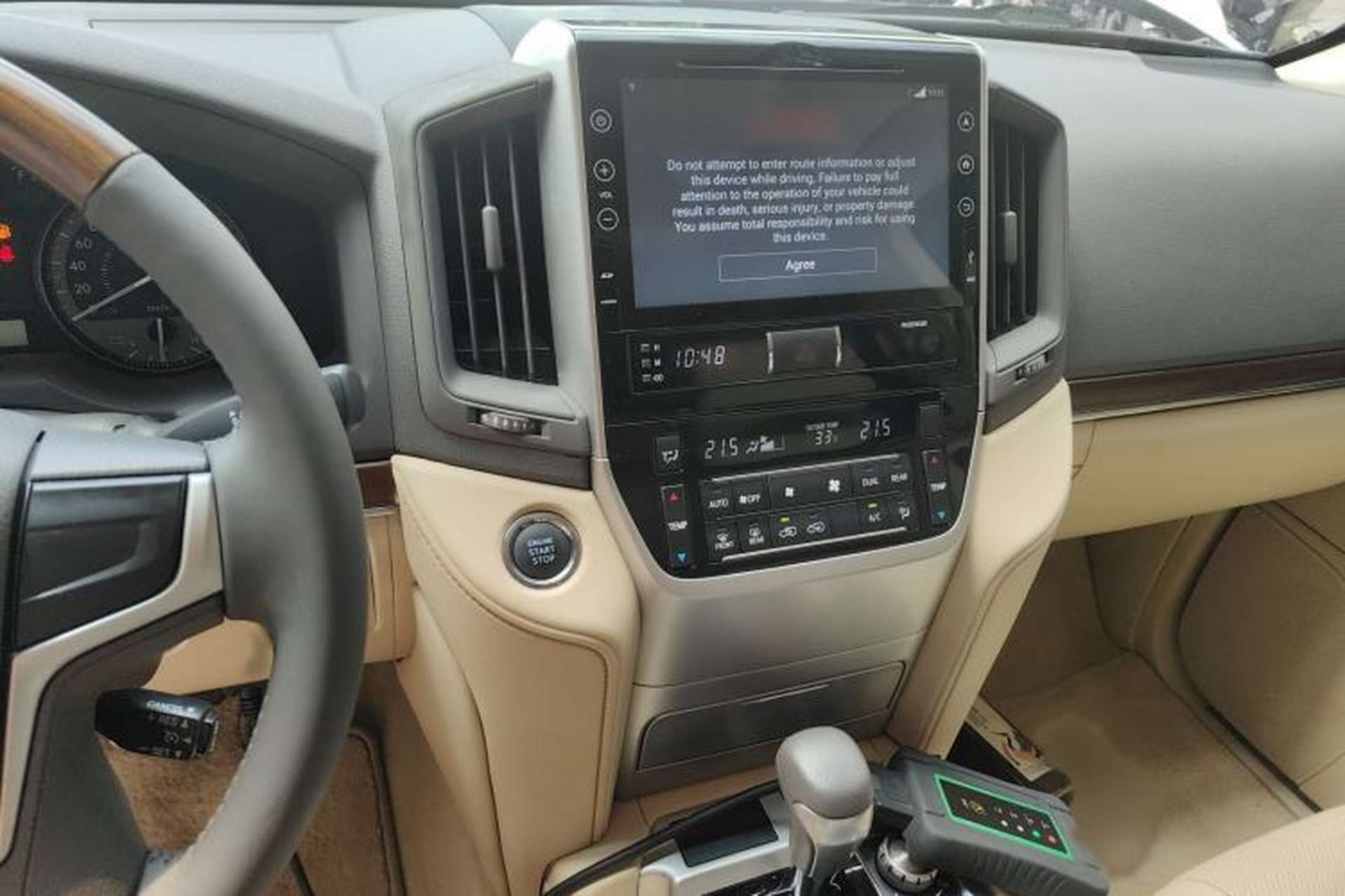 Used Toyota Land Cruiser 2017 4.0L Automatic Parallel Import Audio And AC Panel