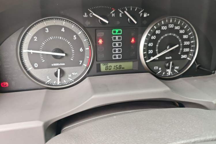 Used Toyota Land Cruiser  Odometer Close Up