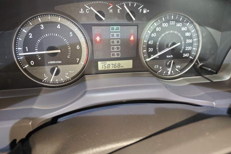 Used Toyota Land Cruiser  Odometer Close Up