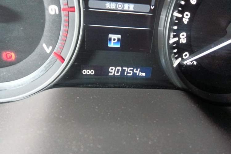 Used Toyota Land Cruiser  Odometer Close Up