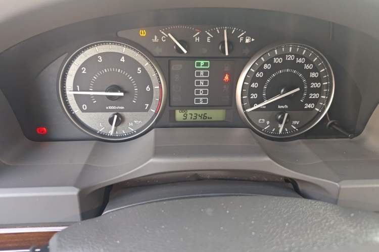 Used Toyota Land Cruiser  Odometer Close Up