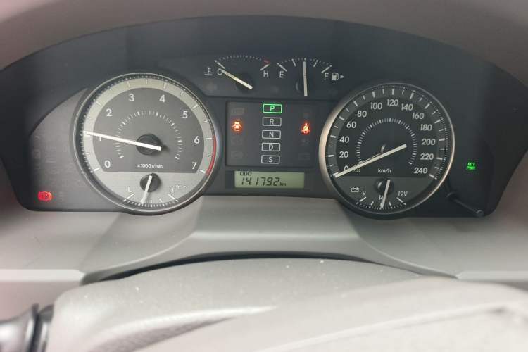 Used Toyota Land Cruiser  Odometer Close Up