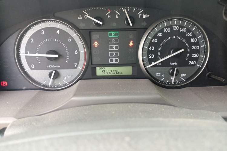 Used Toyota Land Cruiser 2017 4.0L Automatic Parallel Import Odometer Close Up