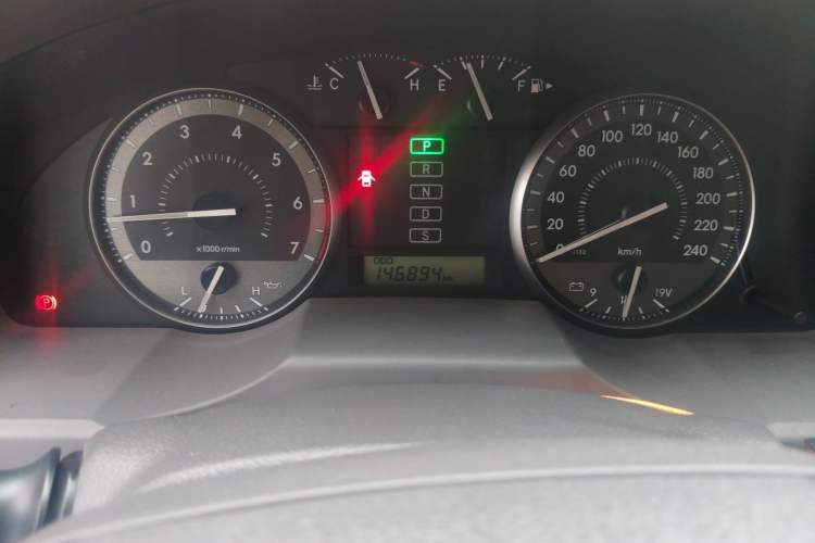Used Toyota Land Cruiser  Odometer Close Up
