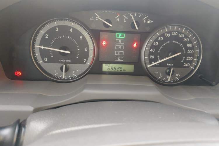 Used Toyota Land Cruiser  Odometer Close Up