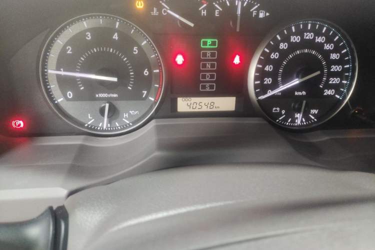 Used Toyota Land Cruiser  Odometer Close Up