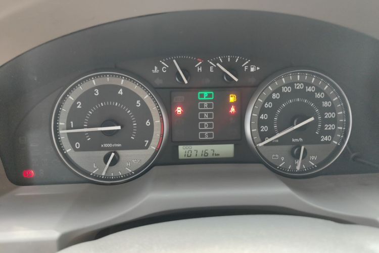 Used Toyota Land Cruiser 2017 4.0L Automatic Parallel Import Odometer Close Up