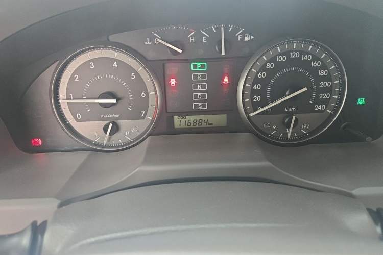 Used Toyota Land Cruiser  Odometer Close Up