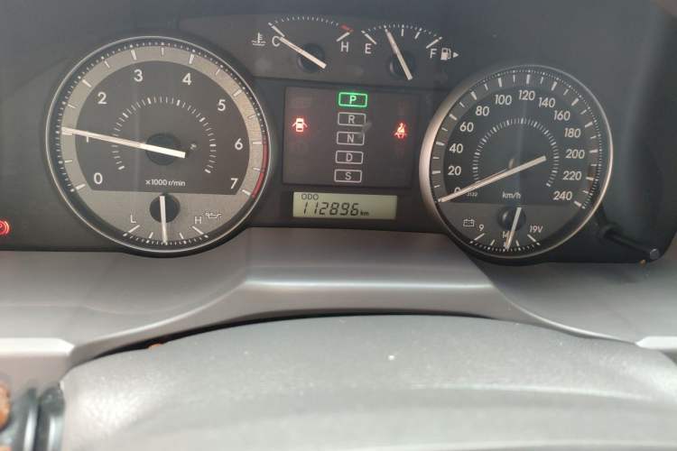 Used Toyota Land Cruiser  Odometer Close Up