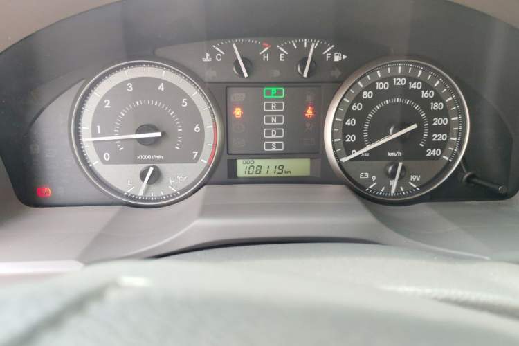 Used Toyota Land Cruiser  Odometer Close Up