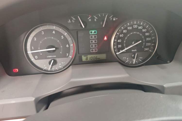 Used Toyota Land Cruiser  Odometer Close Up
