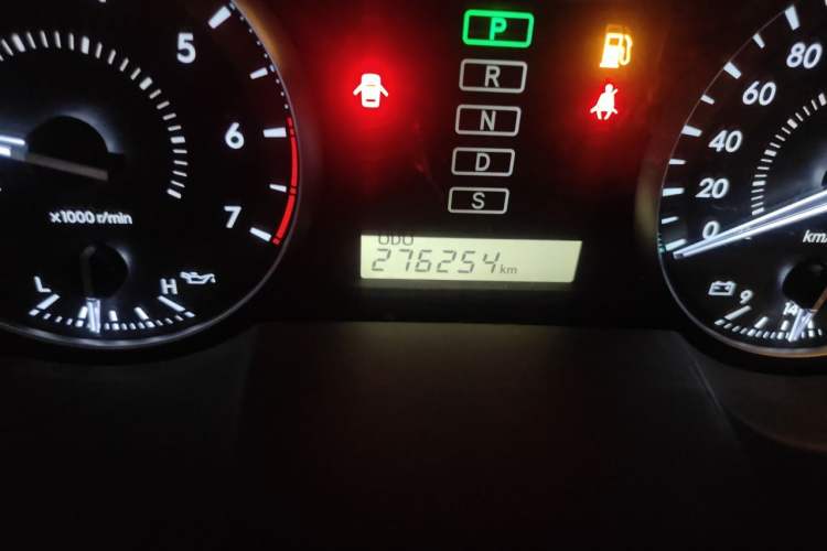 Used Toyota Land Cruiser  Odometer Close Up