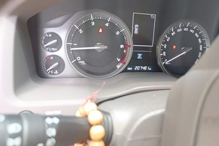 Used Toyota Land Cruiser  Odometer Close Up