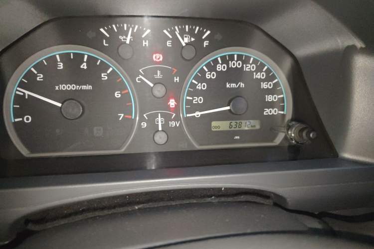 Used Toyota Land Cruiser  Odometer Close Up
