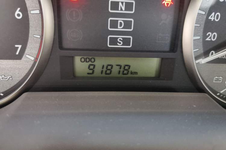 Used Toyota Land Cruiser  Odometer Close Up