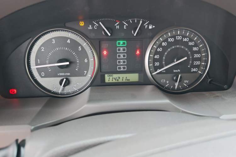 Used Toyota Land Cruiser  Odometer Close Up