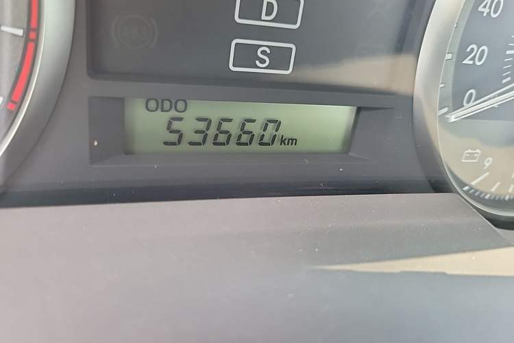 Used Toyota Land Cruiser  Odometer Close Up