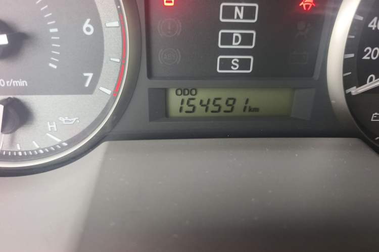 Used Toyota Land Cruiser  Odometer Close Up