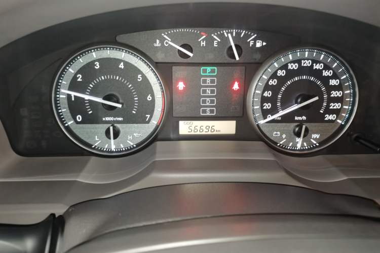 Used Toyota Land Cruiser  Odometer Close Up